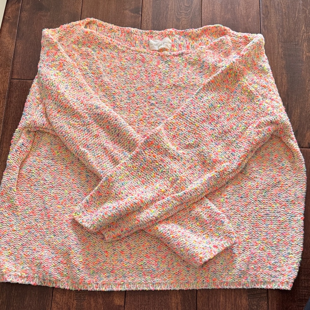 Lou & Grey Multicolor Knit Sweater